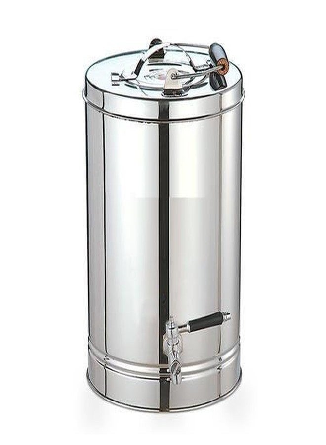 PGD Premium Steel Commercial Hot Coffee/Tea Urn Can Flask Container Insulator with Tap | Home Kitchen Dining Storage Containers Vacuum Flasks Hot Beverage Carafe (10 Liters) - Image 1